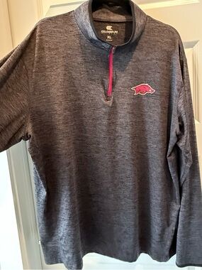 Arkansas Razorbacks Colosseum Quarter Zip Pullover – Men’s XL